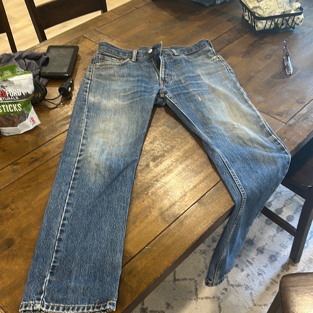Levi's Blue Straight Jeans Timeless Style